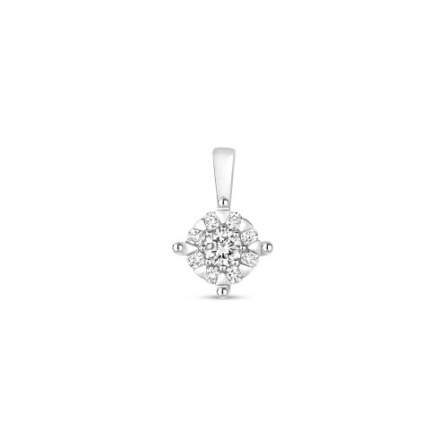 Diamond Brilliant Range Pendant In 9ct White Gold 