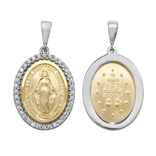 9ct Gold Madona Pendant 