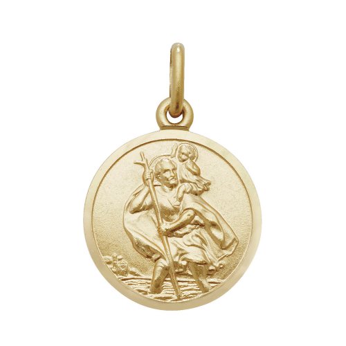 9ct Gold St Christopher Pendant 