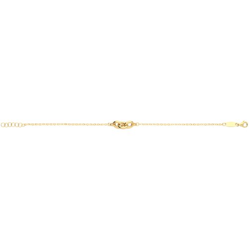 9ct Gold Triple Interlocking Circle Bracelet 