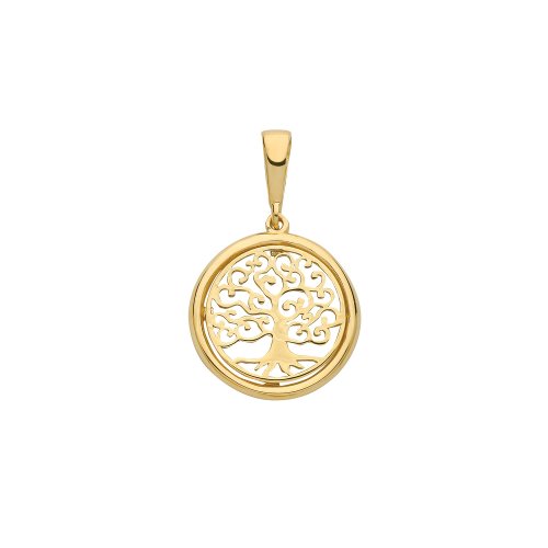 9ct Gold Tree Of Life Pendant 