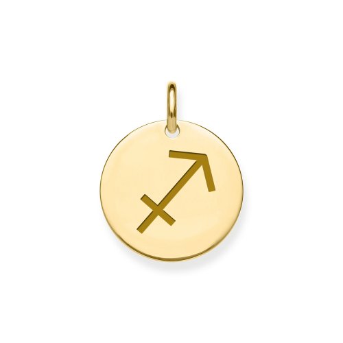 9ct Gold Sagittarius Zodiac Pendant 