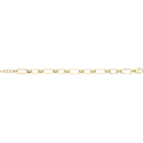 9ct Gold Hollow Bracelet 