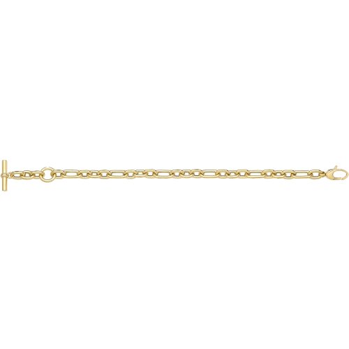9ct Gold Hollow Bracelet 