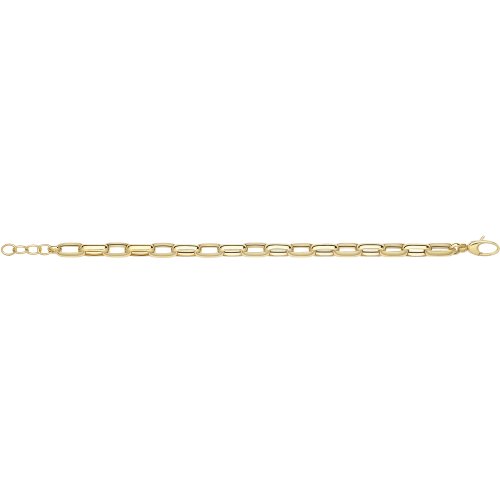 9ct Gold Hollow Bracelet 
