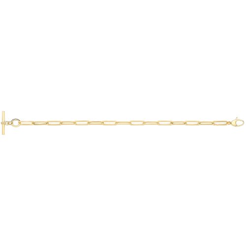 9ct Gold Hollow Bracelet 