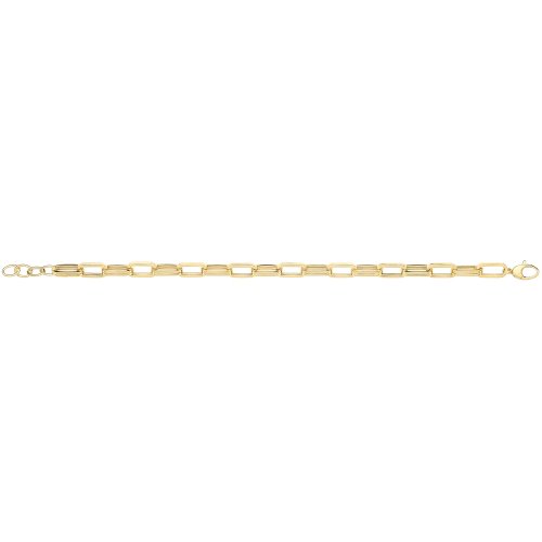 9ct Gold Hollow Bracelet 