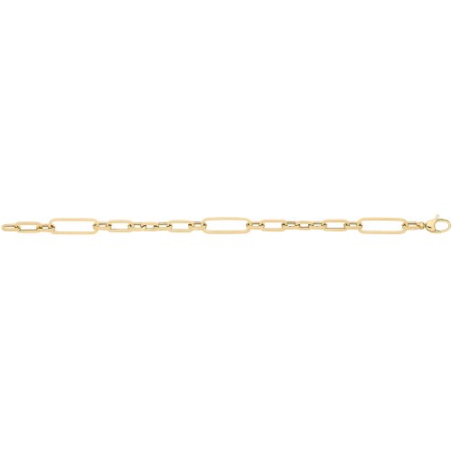 9ct Gold Hollow Bracelet 