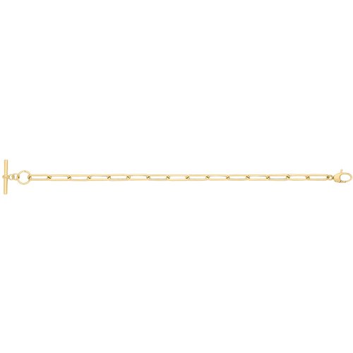 9ct Gold Hollow Bracelet 