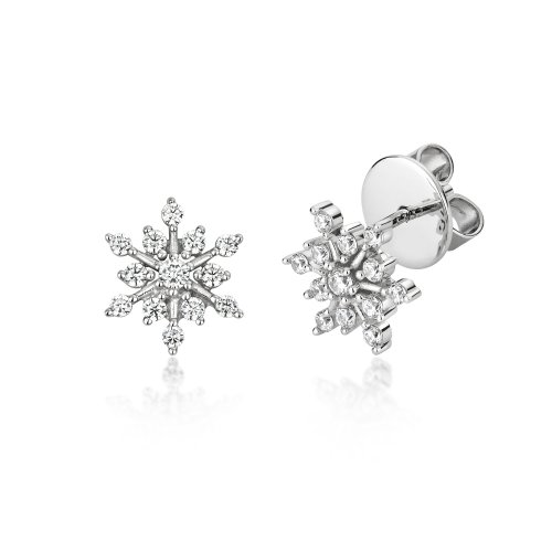 Snow Flake Stud Earrings LEG0127