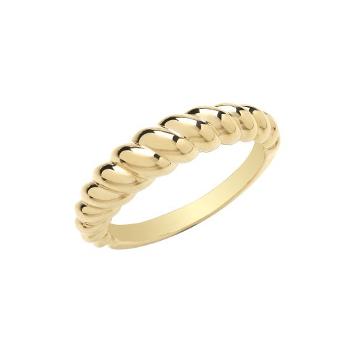 9ct Gold Twist Ring 