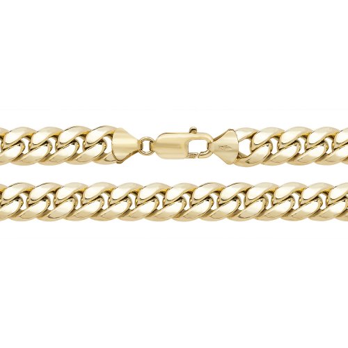 9ct Gold Curb Cuban Hollow Chain 