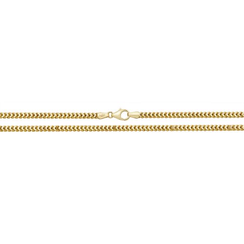 9ct Gold Square Franco Chain 