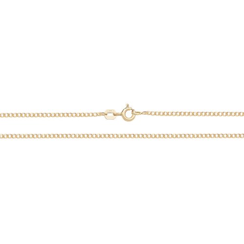 9ct Gold Flat Curb Chain 