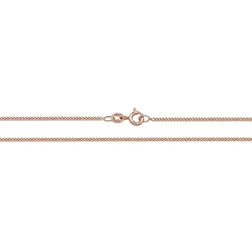 9ct Rose Gold Close Curb Chain 