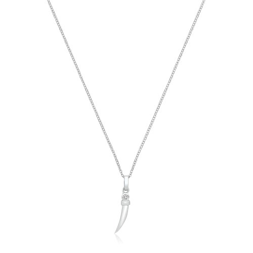 Silver Horn Necklet 