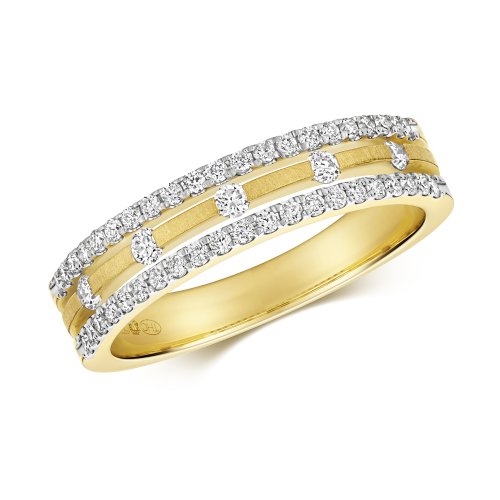Diamond Ring In 9ct Gold 
