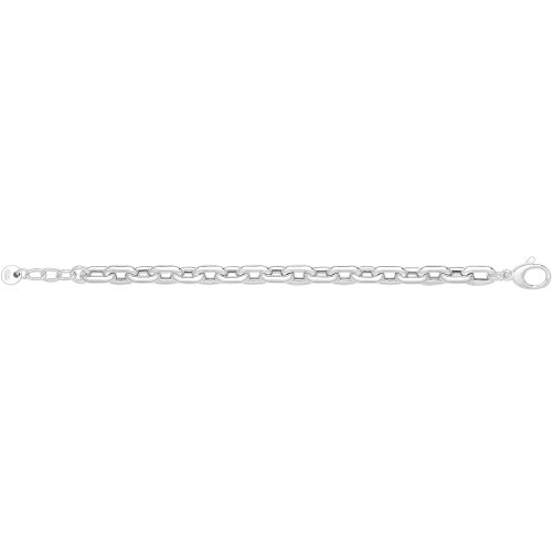 Silver Solid Rolo Braclet 