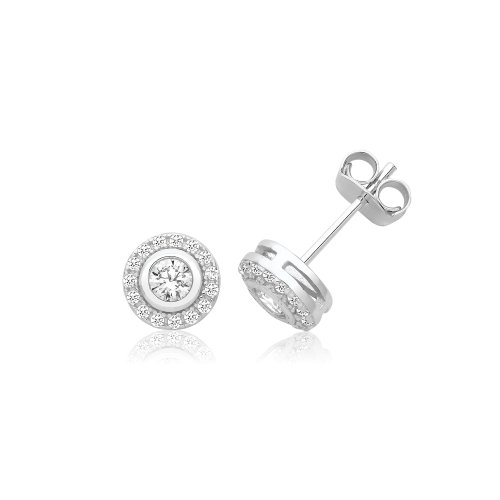 Silver Cz Studs 
