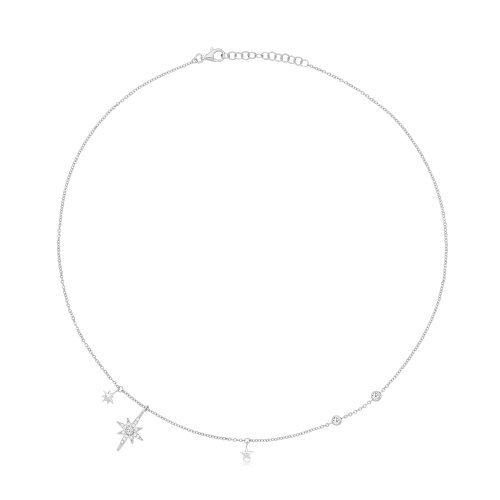 Silver & Co Northern Star Necklet SNG0004