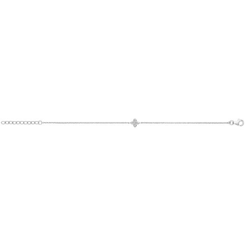 Silver Ladies' Fine Cz Bracelet 