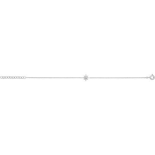 Silver Fine Star Bracelet 