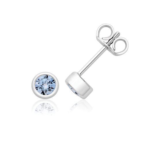 Silver & Co December Birth Stone (tanzanite) Earrings SEG0112