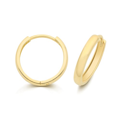9ct Yel Gold Huggies 