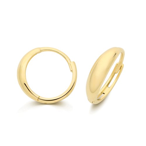 9ct Yel Gold Huggies 