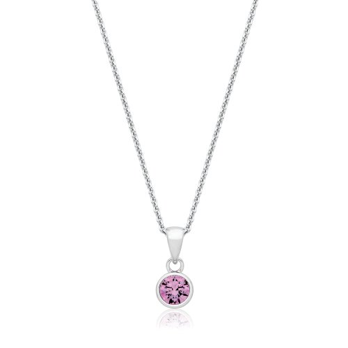Silver & Co February Birth Stone (amethyst) Pendant SPG0102
