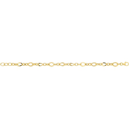 9ct Gold Hollow Bracelet 
