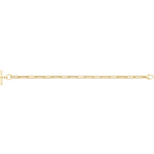 9ct Gold Hollow Bracelet 