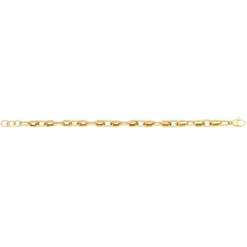 9ct Gold Hollow Bracelet 