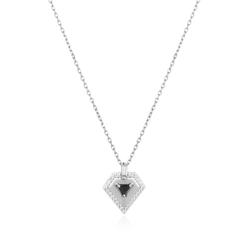 Ania Haie Silver Geometric Necklace