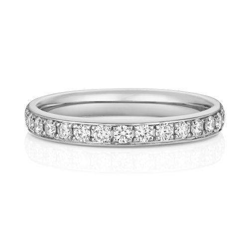 Lab Grown Diamond Set Wedding Ring In Platinum 