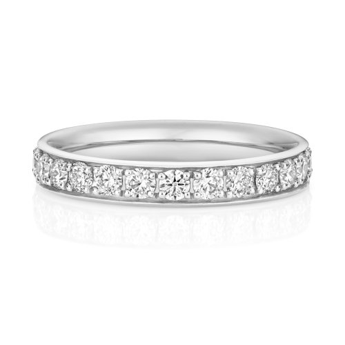 Lab Grown Diamond Set Wedding Ring In Platinum 