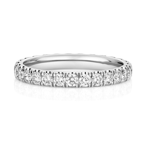 Lab Grown Diamond Set Wedding Ring In Platinum 