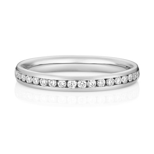 Lab Grown Diamond Set Wedding Ring In Platinum 