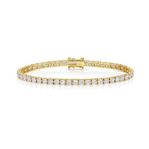 Lab Grown Diamond Bracelet  In 18ct Gold 