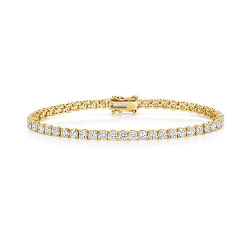 Lab Grown Diamond Bracelet  In 18ct Gold 