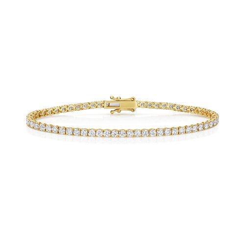 Lab Grown Diamond Bracelet  In 9ct Gold 