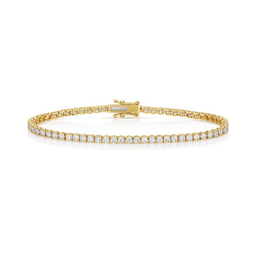 Lab Grown Diamond Bracelet  In 18ct Gold 