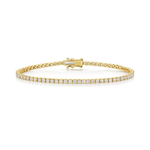 Lab Grown Diamond Bracelet  In 18ct Gold 