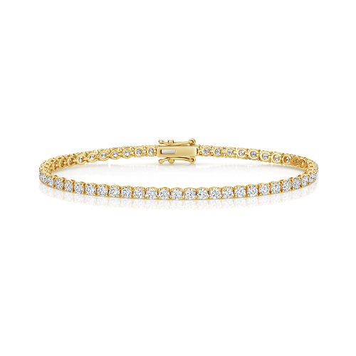 Lab Grown Diamond Bracelet  In 9ct Gold 