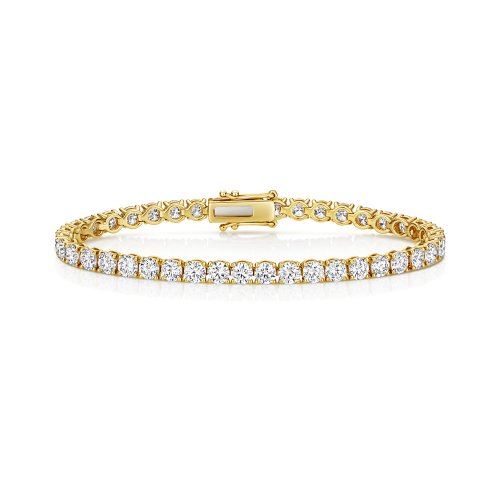 Lab Grown Diamond Bracelet  In 18ct Gold 