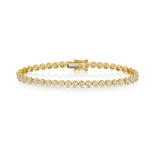 Lab Grown Diamond Bracelet  In 18ct Gold 