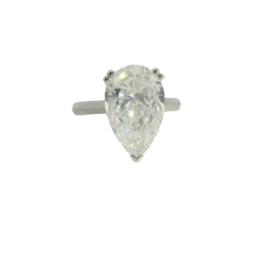Lab Diamond 5.17ct FVS1 Grade set in Platinum Size M