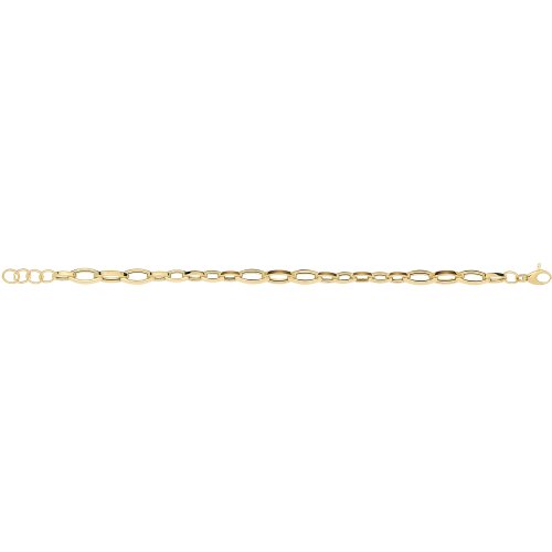 9ct Gold Hollow Bracelet 