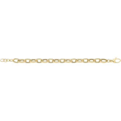 9ct Gold Hollow Bracelet 