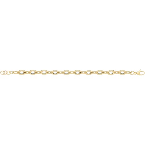 9ct Gold Hollow Bracelet 